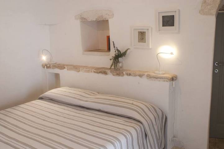 Trulli in historic farmhouse in panoramic position between sea and hills in Fasano, Salento