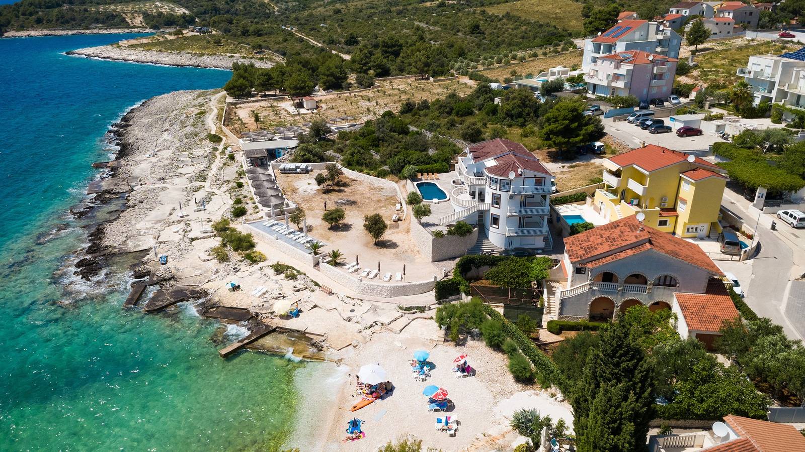 Ganze Wohnung, Studio Appartement am Strand Zecevo Rtic, Rogoznica As-8366-b in Rogoznica, Šibenik-Knin