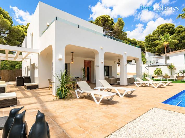 Villa für 6 Personen, mit Garten und Balkon in Moraira - 4