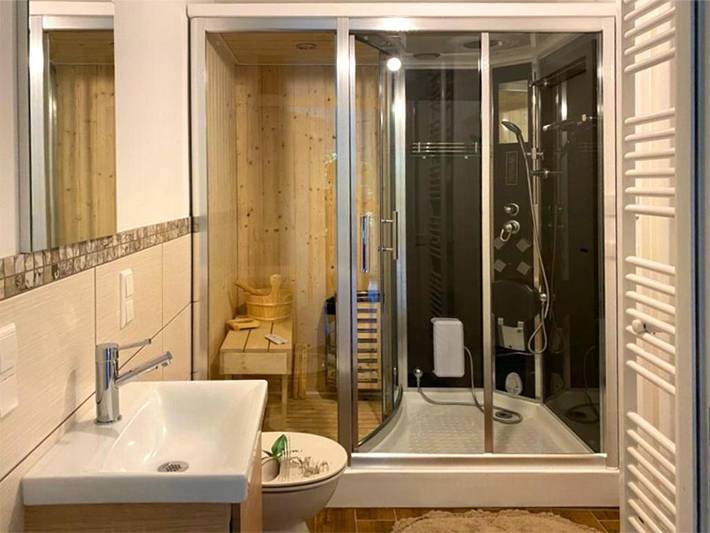 Ferienhaus für 15 Personen, mit Sauna und Ausblick sowie Garten, mit Haustier in Sankt Martin