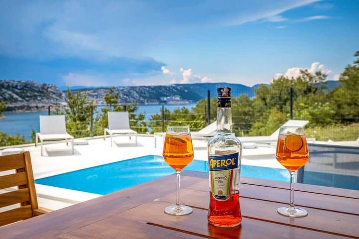 Ferienhaus für 12 Personen, mit Balkon und Garten