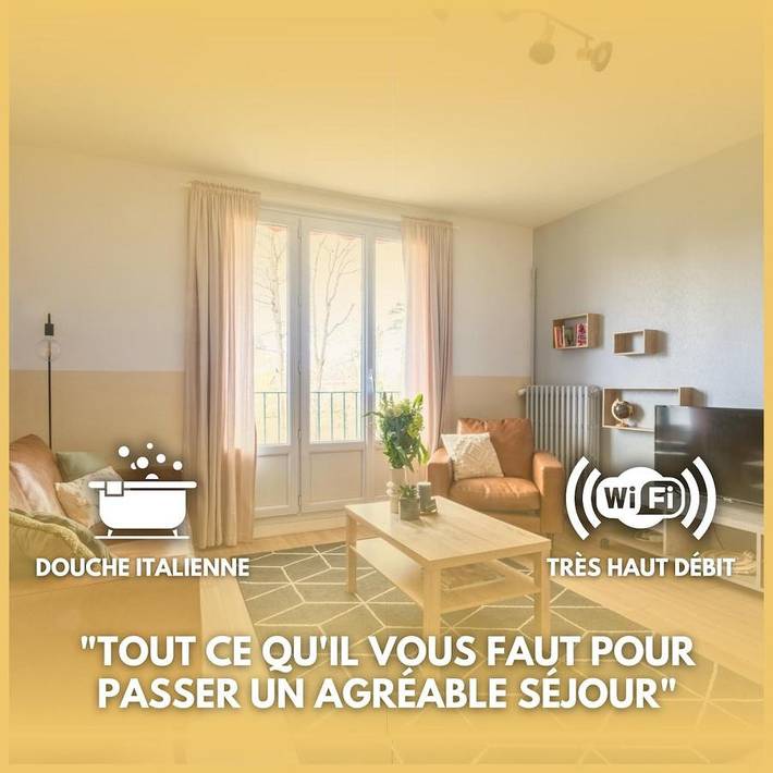 Appartement de vacances pour 6 personnes, avec vue et balcon à Tours