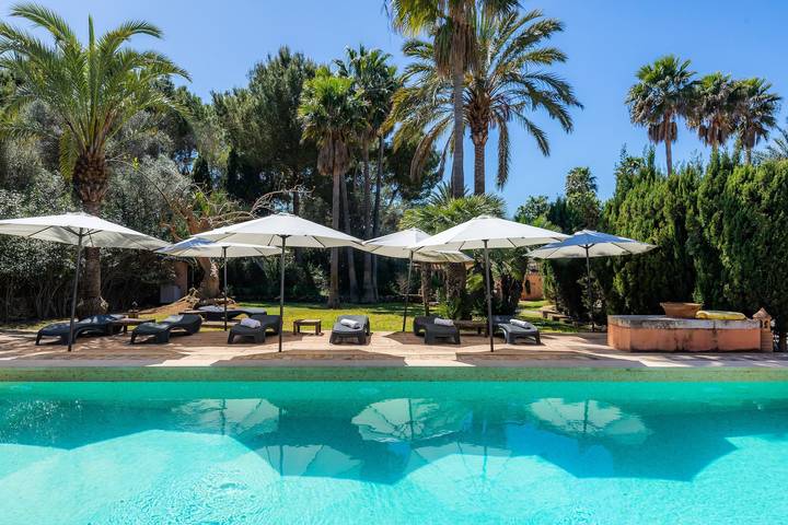 Villa Es Revellar com terraço solário e restaurante em agroturismo in Campos (Espanha), Majorca (Sul)