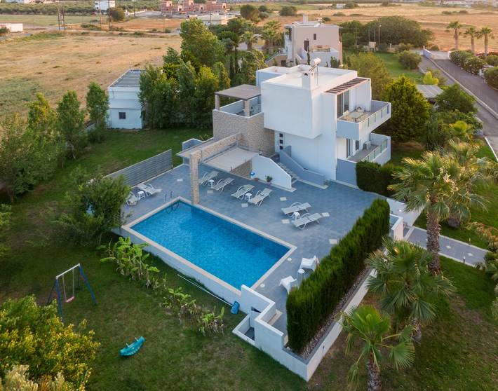 Ferienhaus für 10 Personen, mit Meerblick und Ausblick sowie Garten auf Kos - 4