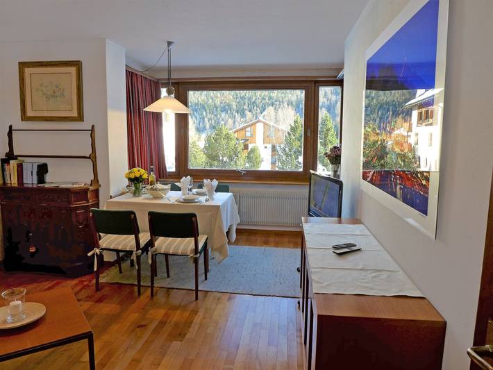 Ferienwohnung für 4 Personen, mit Garten und Ausblick, mit Haustier in St. Moritz - 2