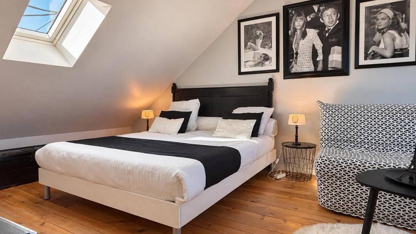 Chambre d’hôte pour 4 personnes, avec Terrasse et Jardin