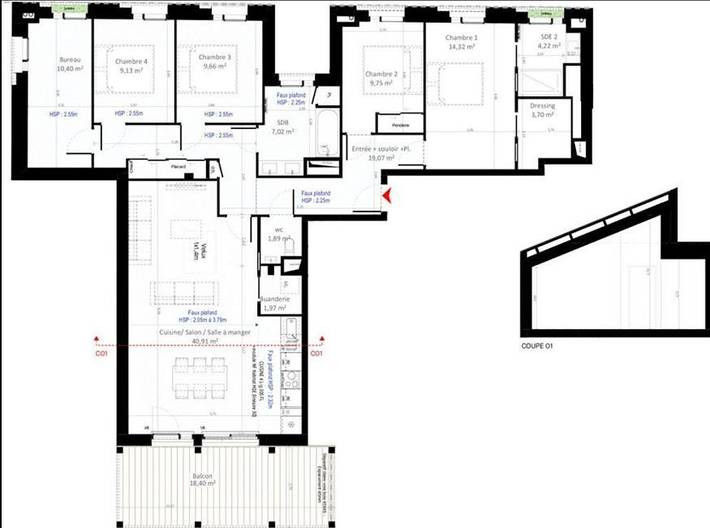 Chambre d’hôte pour 7 personnes, avec vue à Châtillon - 2