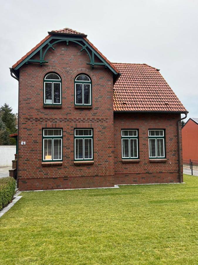Ferienwohnung für 4 Personen, mit Terrasse und Garten sowie Ausblick in Bad Bramstedt