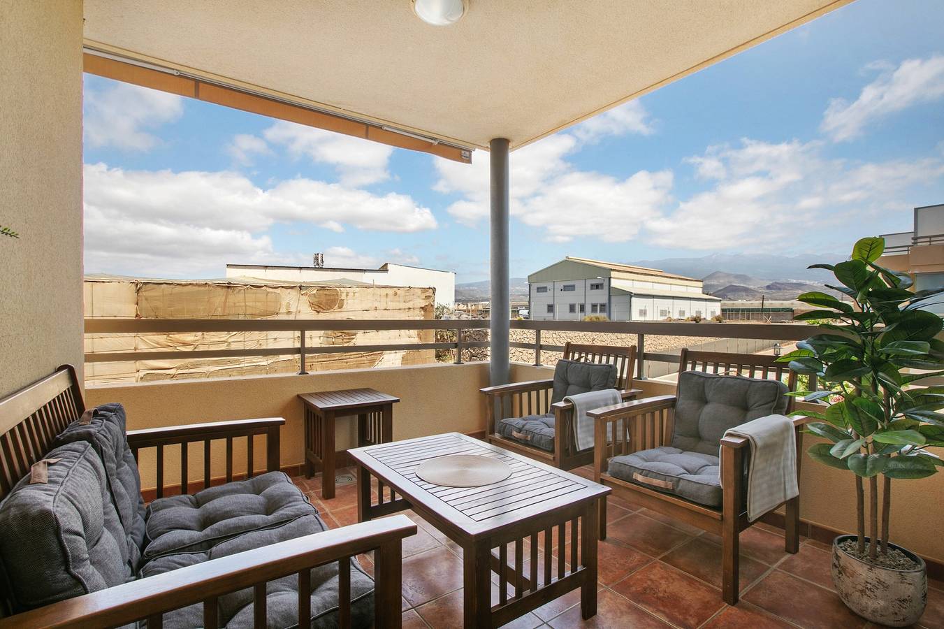Vacaciones 'Tejita' con vistas al mar, Wi-Fi y aire acondicionado in La Tejita, Granadilla de Abona
