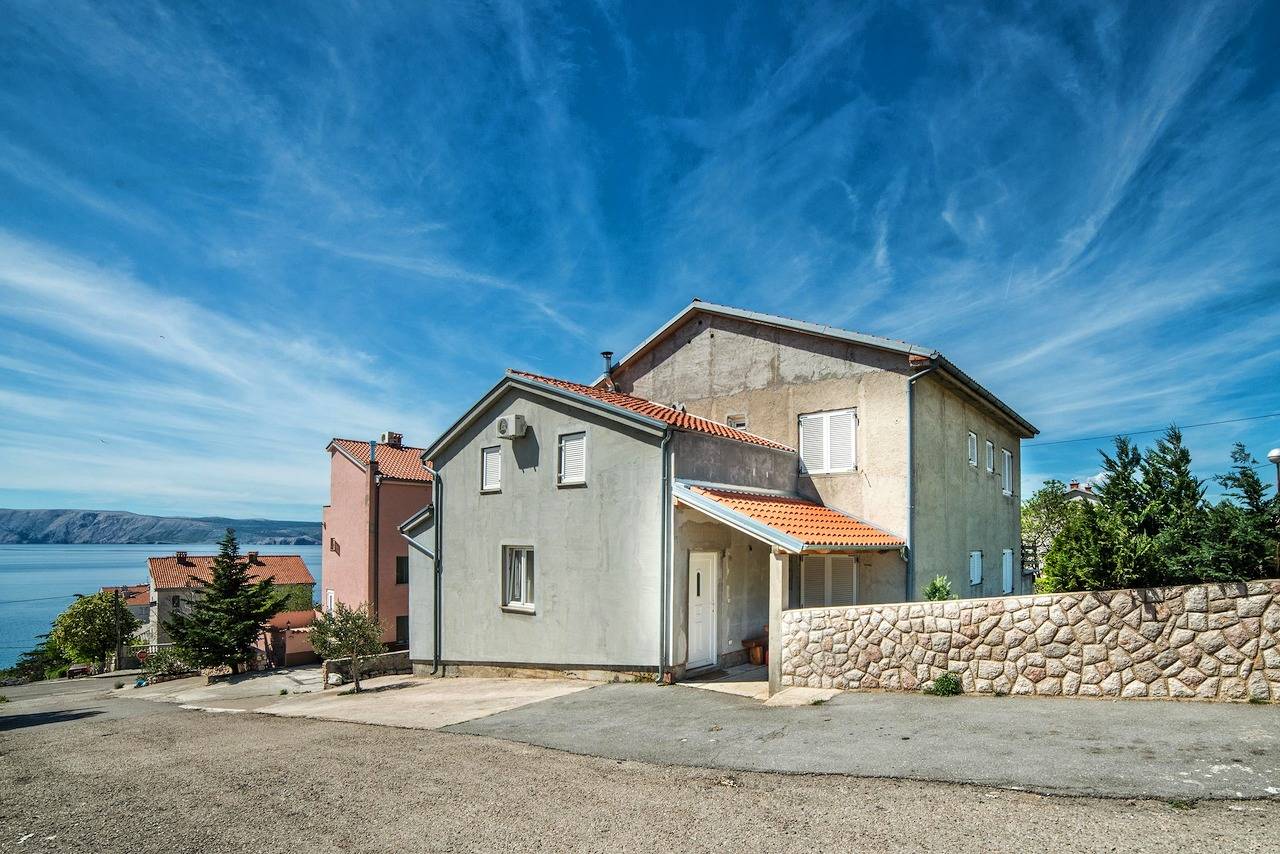 Ganze Wohnung, Ferienwohnung Lidija mit Meerblick in Novi Vinodolski, Primorje-Gorski Kotar