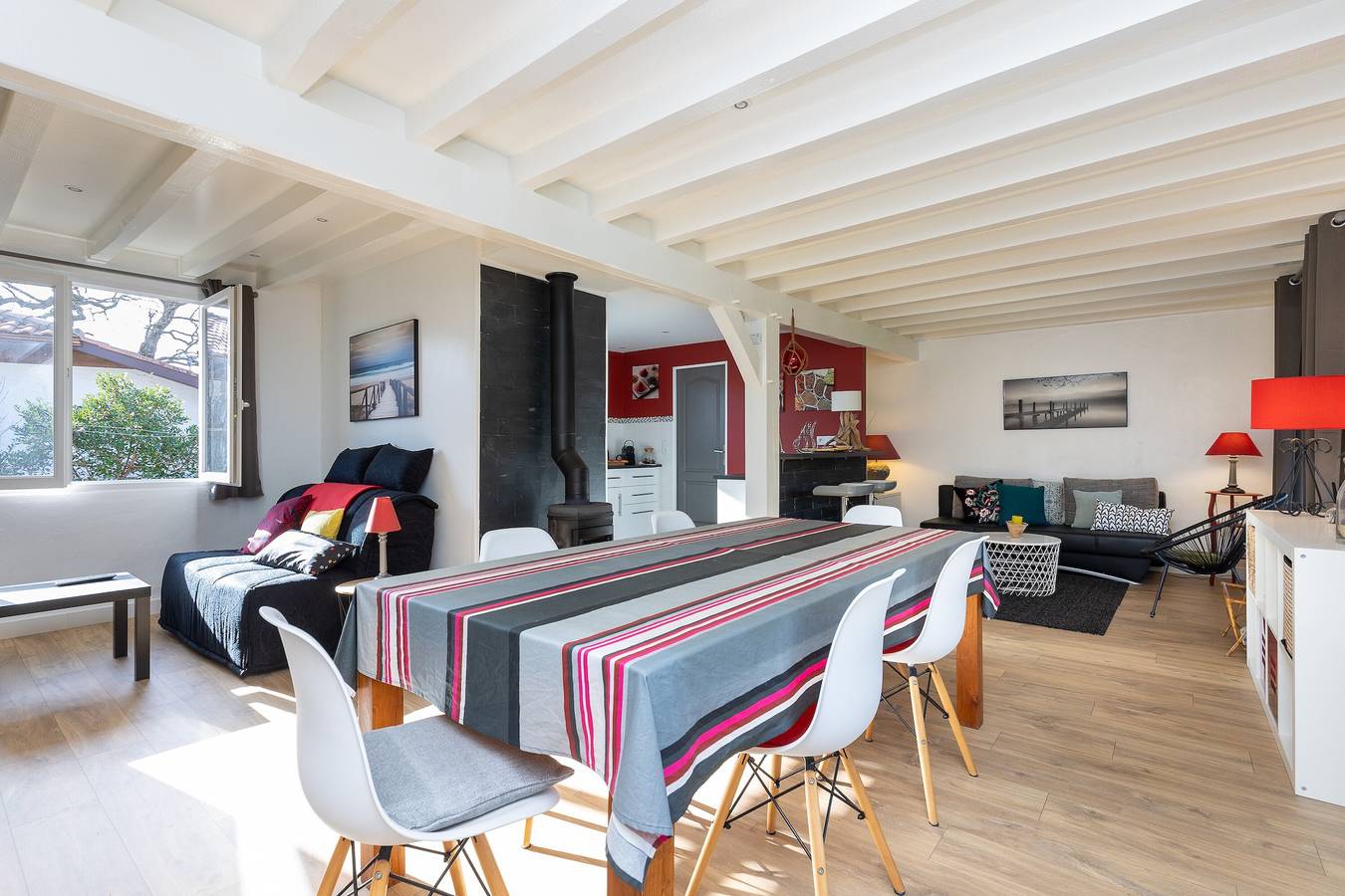 Havre familial avec jardin privé & terrasses – Tout à pied ! in Vieux-Boucau-les-Bains, Côte d’Argent