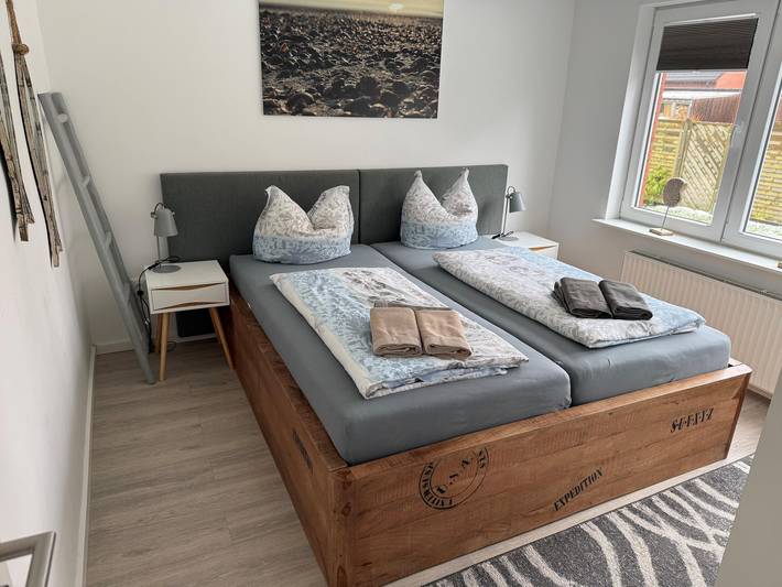 Bungalow für 4 Personen, mit Terrasse und Garten auf Borkum