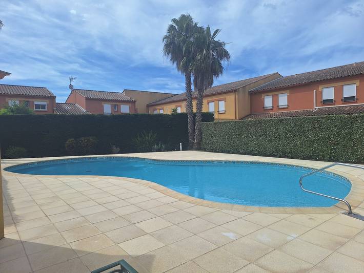 Maison de vacances pour 5 personnes, avec Balcon ainsi que Terrasse et Piscine