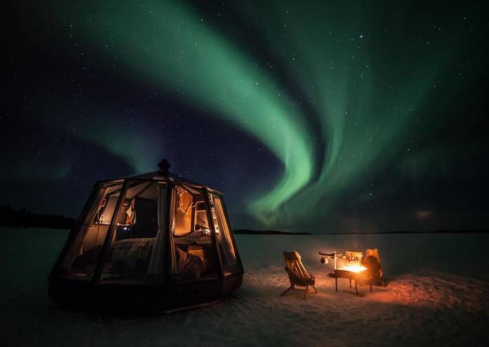Ferienhaus für 6 Personen, mit Terrasse und Whirlpool sowie Sauna in Rovaniemi - 3