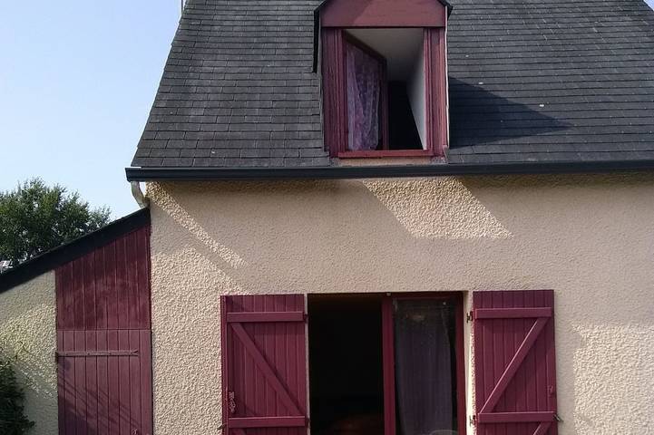 Gîte pour 5 personnes, avec jardin et piscine dans Plage Kercambre