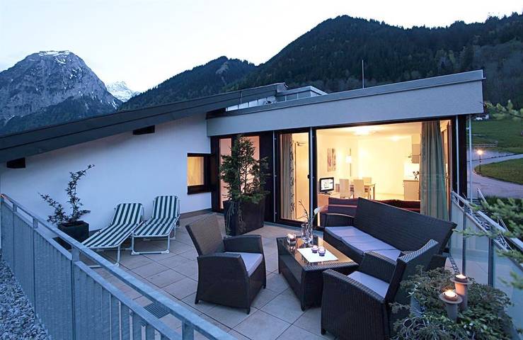 Ferienwohnung für 4 Personen, mit Pool und Sauna sowie Garten, kinderfreundlich in Brand - 3