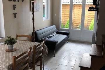 Gîte pour 3 personnes, avec terrasse à Yport