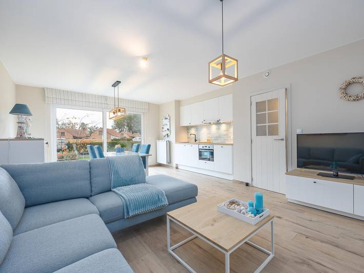 Location de vacances pour 4 personnes, avec jardin et terrasse dans Westende