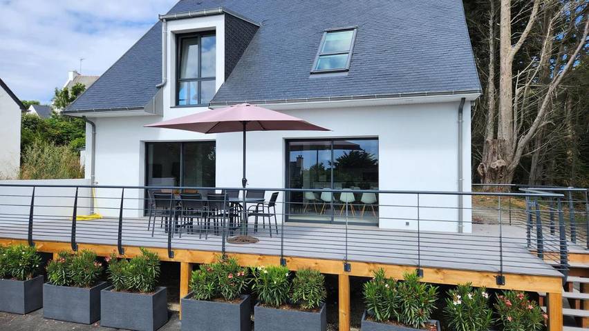 Location de vacances pour 7 personnes, avec terrasse et vue dans Plage Tres-Cadec - 2