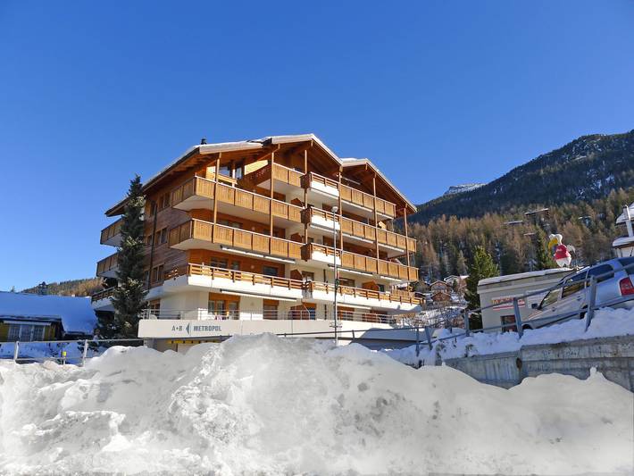 Ferienwohnung für 4 Personen, mit Balkon in Grächen