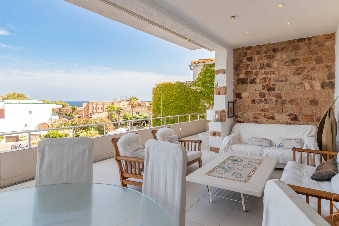 Casa de vacaciones 'Casa Rosselló' con vistas al mar, terraza privada y Wi-Fi in Sant Feliu de Guíxols, Costa Brava