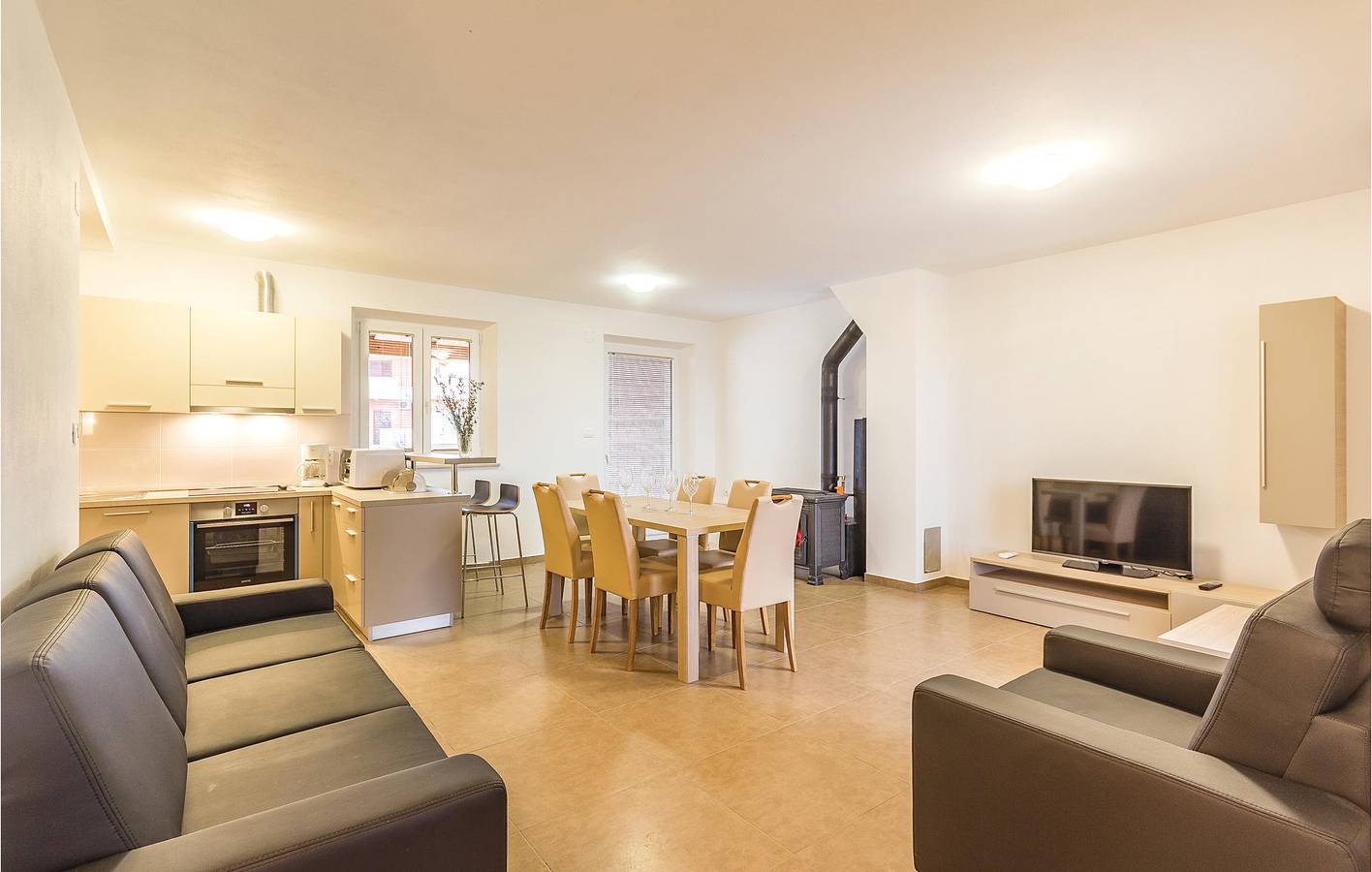 Modernes Apartment mit 2 Schlafzimmern, Pool und WLAN in der Nähe von Manjadvorci in Marčana, Südküste Istrien
