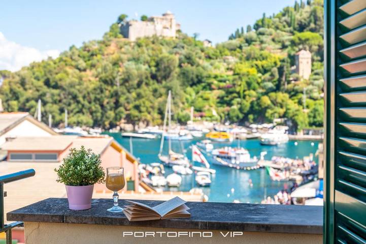 Appartamento per 6 persone, con Balcone e Terrazza nonché Panorama a Portofino