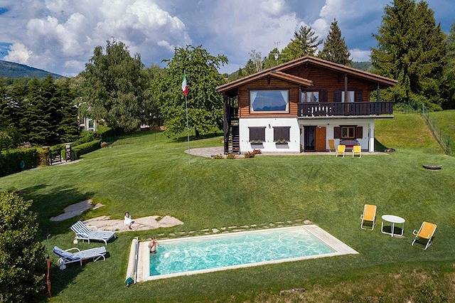 Villa für 7 Personen, mit Seeblick und Balkon sowie Pool und Garten, mit Haustier am Lago Maggiore - 2
