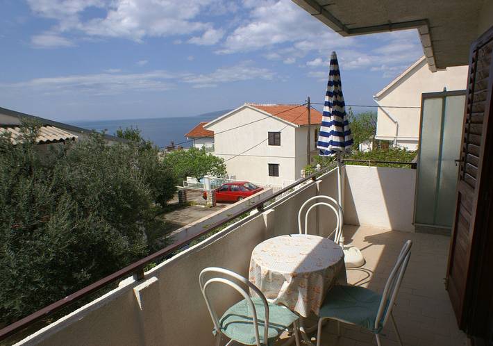 Apartament wakacyjny dla 4 osób, z balkon/ taras w Podaca