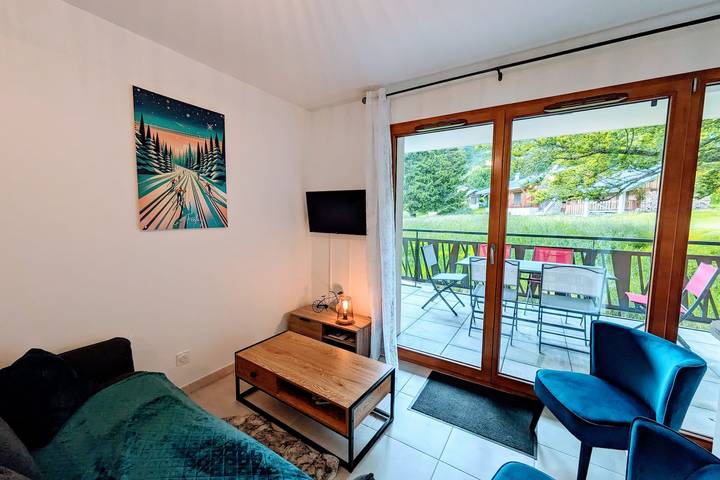 Appartement de vacances entier, Le nivolet: séjour ski in ski out avec terrasse in La Féclaz, Les Déserts