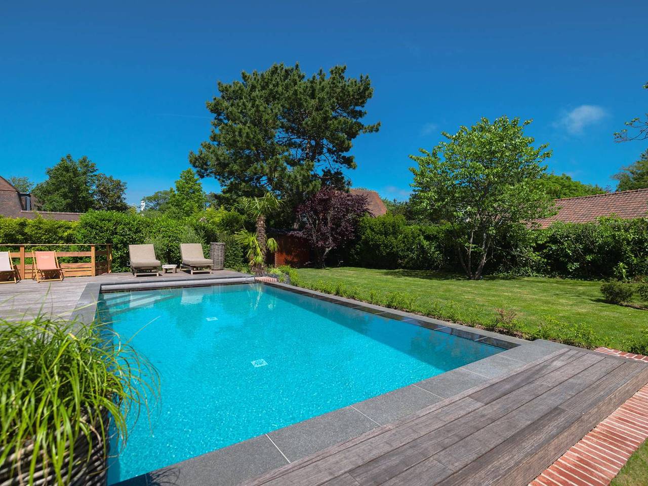 Villa con piscina y mascotas permitidas - céntrico in Le Touquet-Paris-Plage, Montreuil und Umgebung