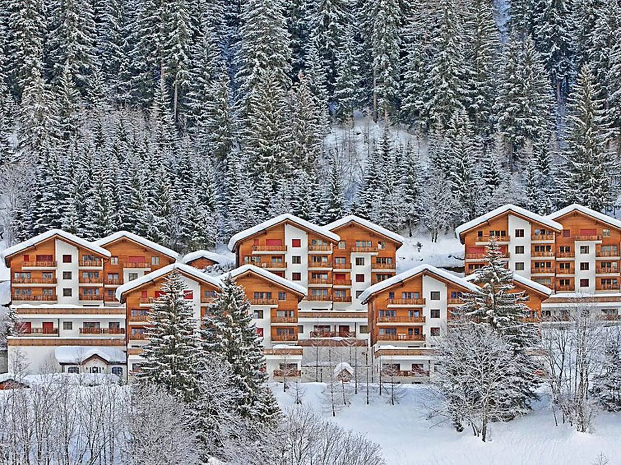 Ganze Wohnung, 2 Zimmer 5 Personen in Leukerbad, Leukerbad & Umgebung