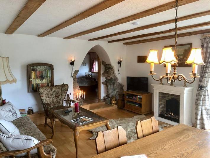 Ferienwohnung für 5 Personen, mit Balkon und Terrasse sowie Garten und Ausblick in Rickenbach