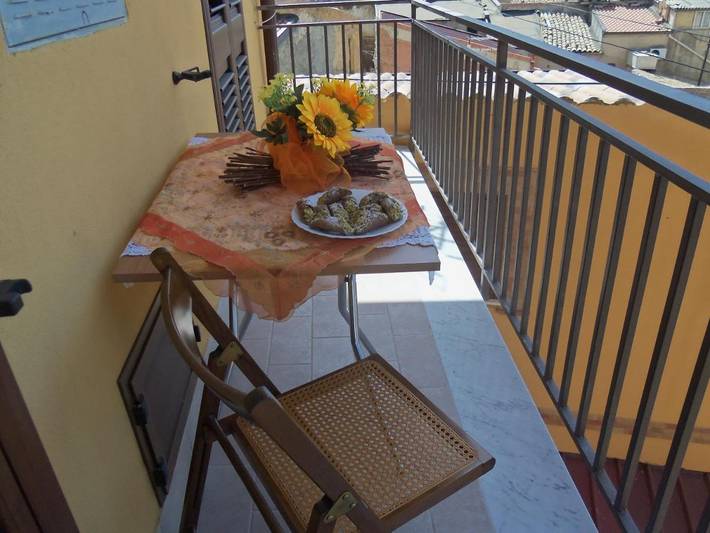 Ferienwohnung für 7 Personen, mit Balkon und Terrasse sowie Ausblick