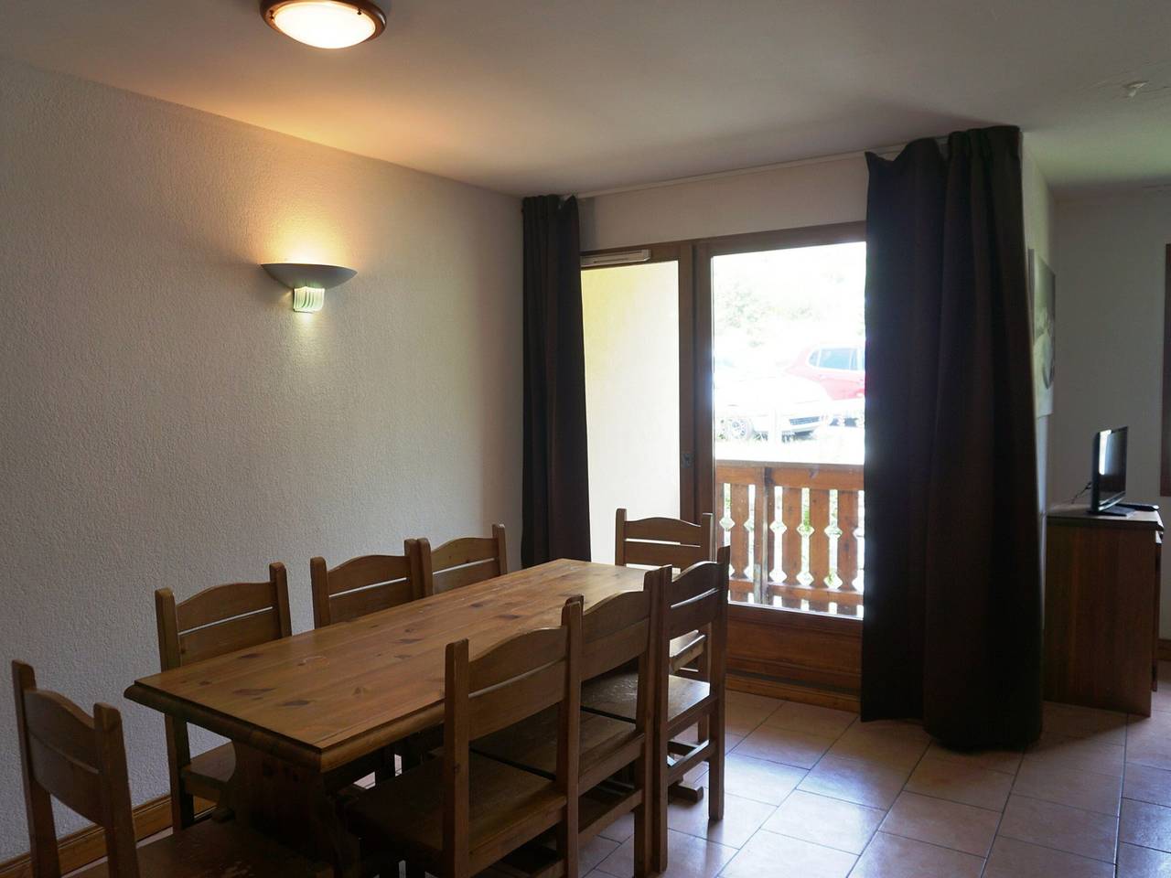 Ganze Wohnung, 3-Zimmer-Duplex, 8 Pers, Haustiere erlaubt, Parkplatz, in Pistennähe in Orcières, Nationalpark Écrins