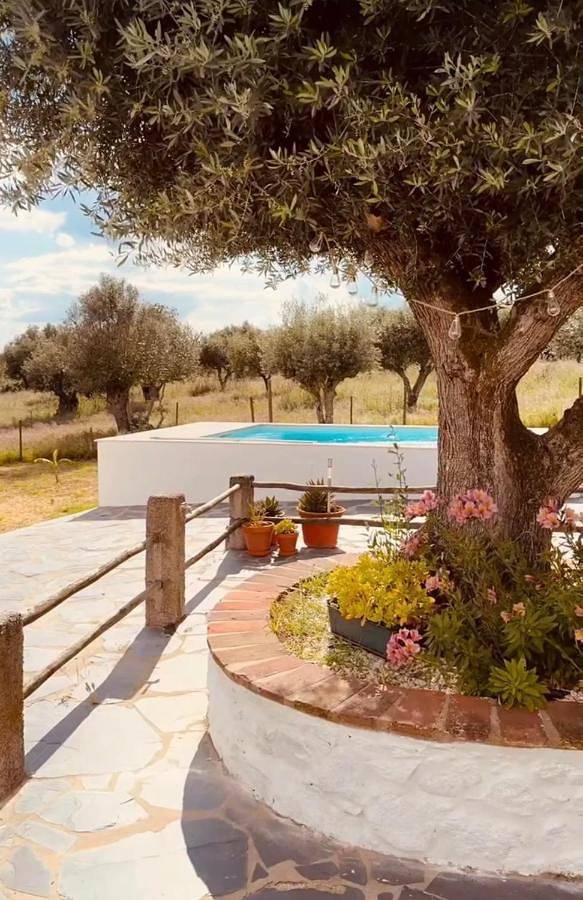 Apartamento para 4 personas, con Terraza además de Jardín y Piscina en Estremoz