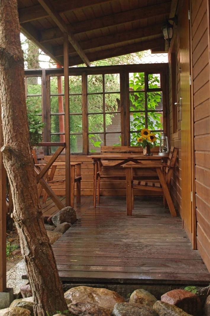 Ferienhaus für 6 Personen, mit Terrasse und Garten sowie Ausblick und Seeblick in Leba - 4