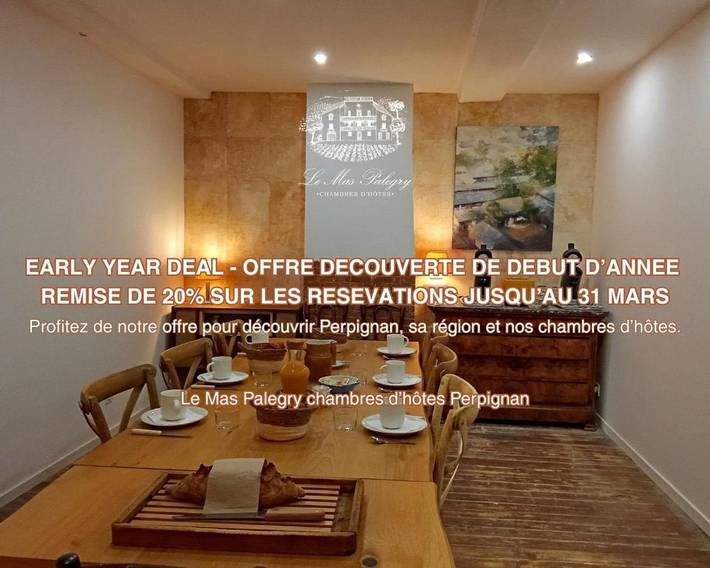 Chambre d’hôte pour 5 personnes, avec jardin, animaux acceptés à Perpignan - 4