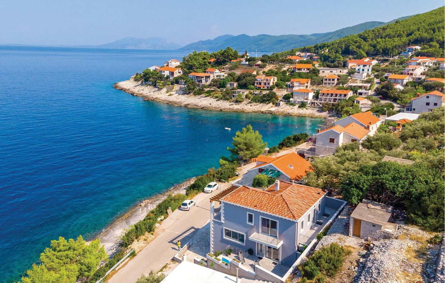 Reizende 158 m² große Wohnung mit Pool, Küche und nur 2 km von der Küste entfernt in Blato, Korcula