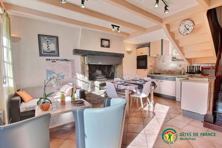 Gîte pour 4 personnes, avec terrasse et jardin, animaux acceptés