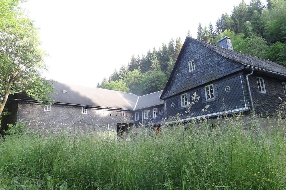 Denkmalgeschützte Mühle in Alleinlage in Ludwigsstadt, Saaleland