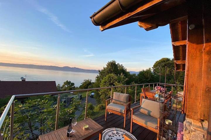 Panoramic lake view chalet in Meillerie, Thonon-les-Bains und Umgebung