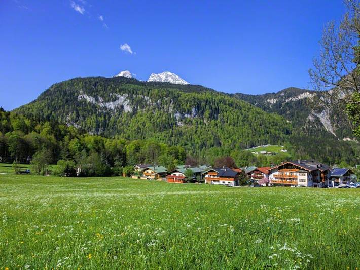 Hütte für 4 Personen, mit Balkon und Balkon/Terrasse, kinderfreundlich im Berchtesgadener Land - 3