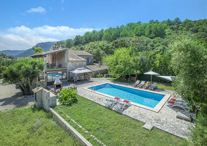 Chalet voor 8 personen, met tuin en uitzicht op Mallorca