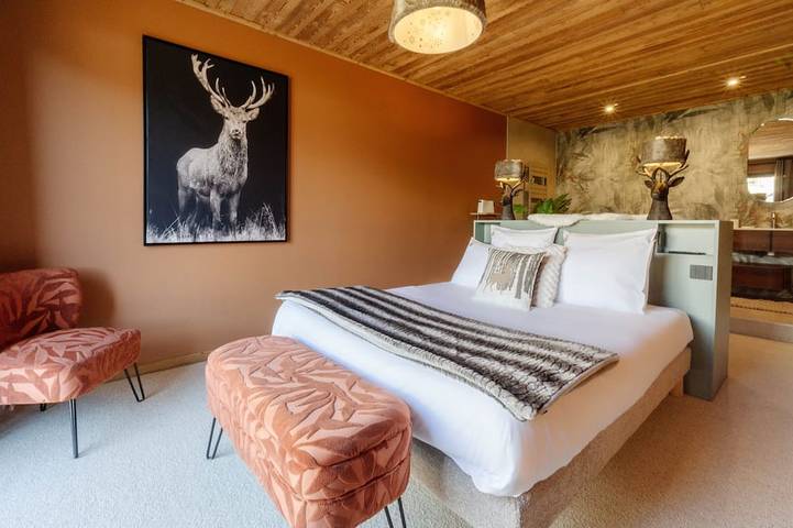 Chalet pour 14 personnes, avec sauna ainsi que balcon et jacuzzi à Saint-François-Longchamp - 4