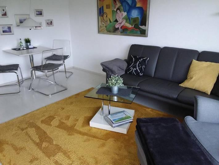 Ferienwohnung für 2 Personen, mit Balkon und Seeblick sowie Ausblick in Schausende - 3
