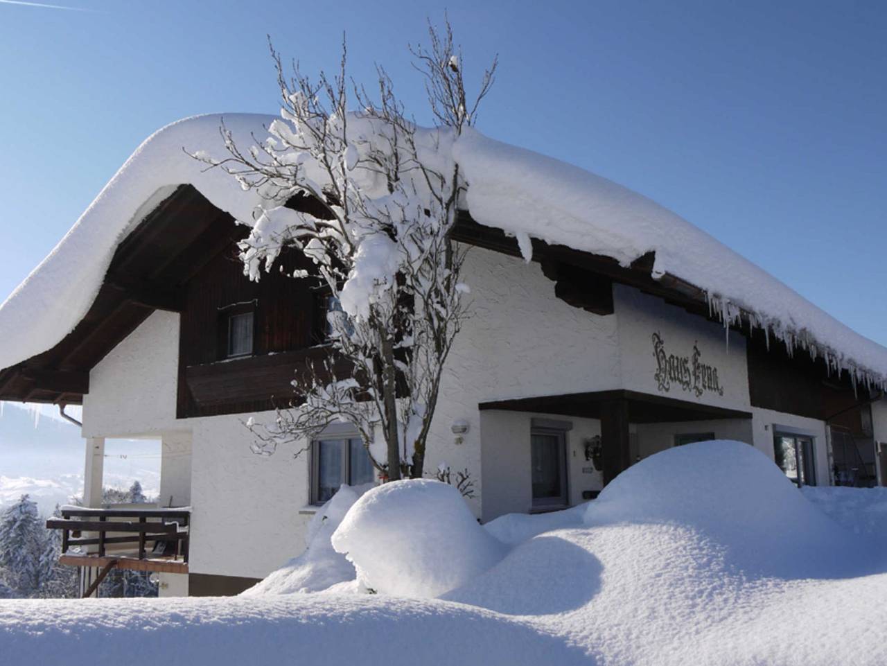 Ganze Ferienwohnung, Haus Erna - Ferienwohnung für 2-5 Personen in Doren, Bodensee-Vorarlberg