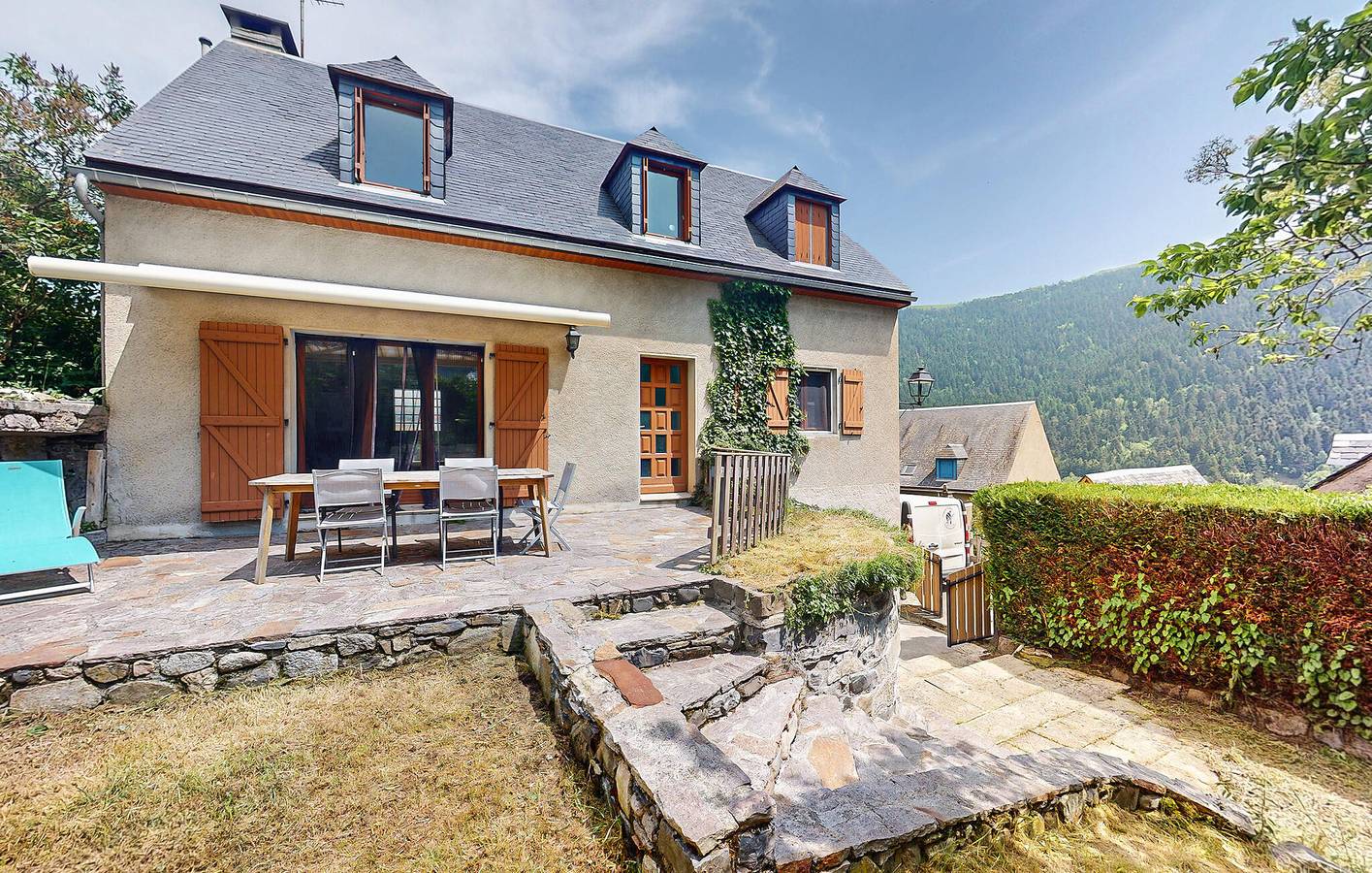 Apartamento con vistas a la montaña en Aulon con WiFi y jardín in Aulon, Parque nacional de los Pirineos
