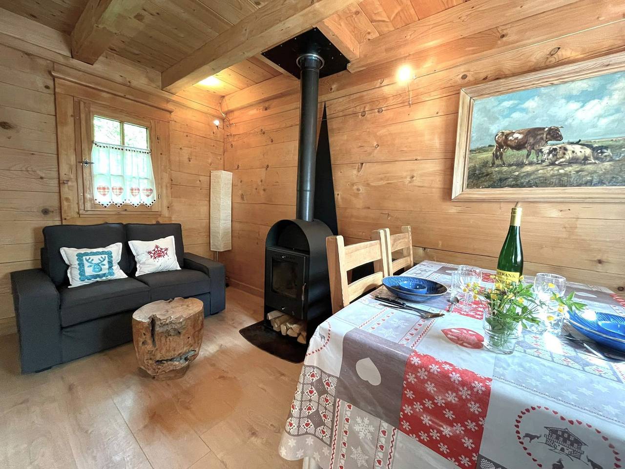 Charmantes Mazot mit Garten, Haustiere erlaubt, Parkplatz, Wlan in Brevent-Flegere, Chamonix
