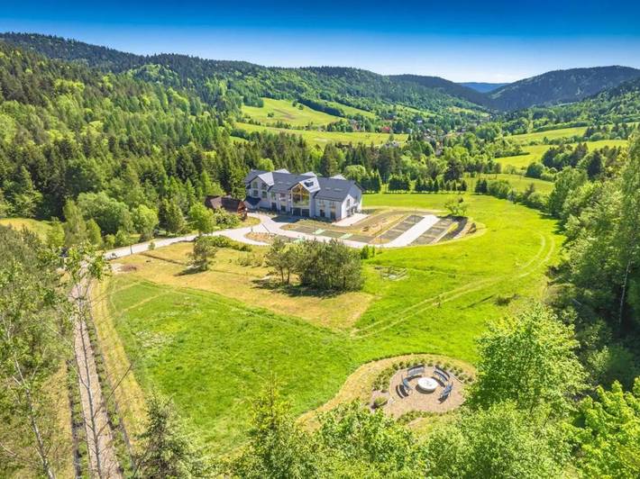Hotel dla 2 osób, z ogród i widok oraz basen i sauna w Kamianna